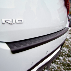 Защитная накладка на задний бампер KIA Rio (2017-н.в., седан)