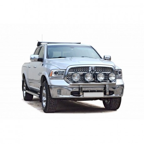 Кенгурин с кронштейнами под дополнительные фары (d63,5) для Dodge Ram IV (DS/DJ), (2009-н. в.)(Окрашенное) купить недорого с доставкой в Георгиевск