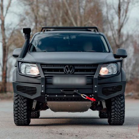 Силовой передний бампер с креплением лебедки F-DESIGN для Volkswagen Amarok купить недорого с доставкой в Георгиевск